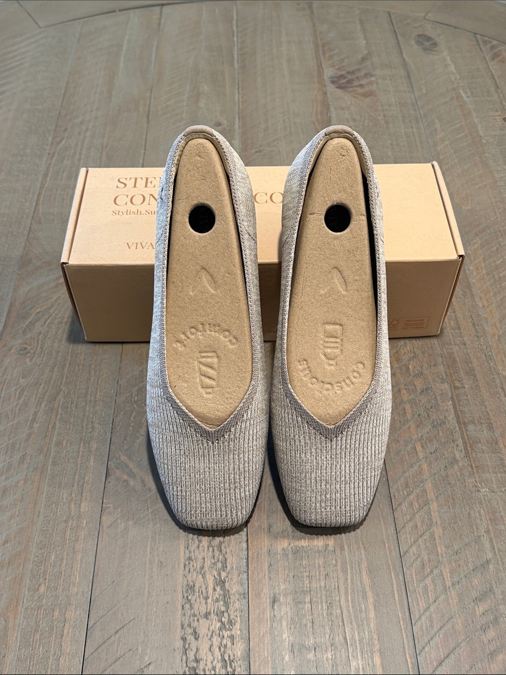 Vivaia Margot Flat Oatmilk